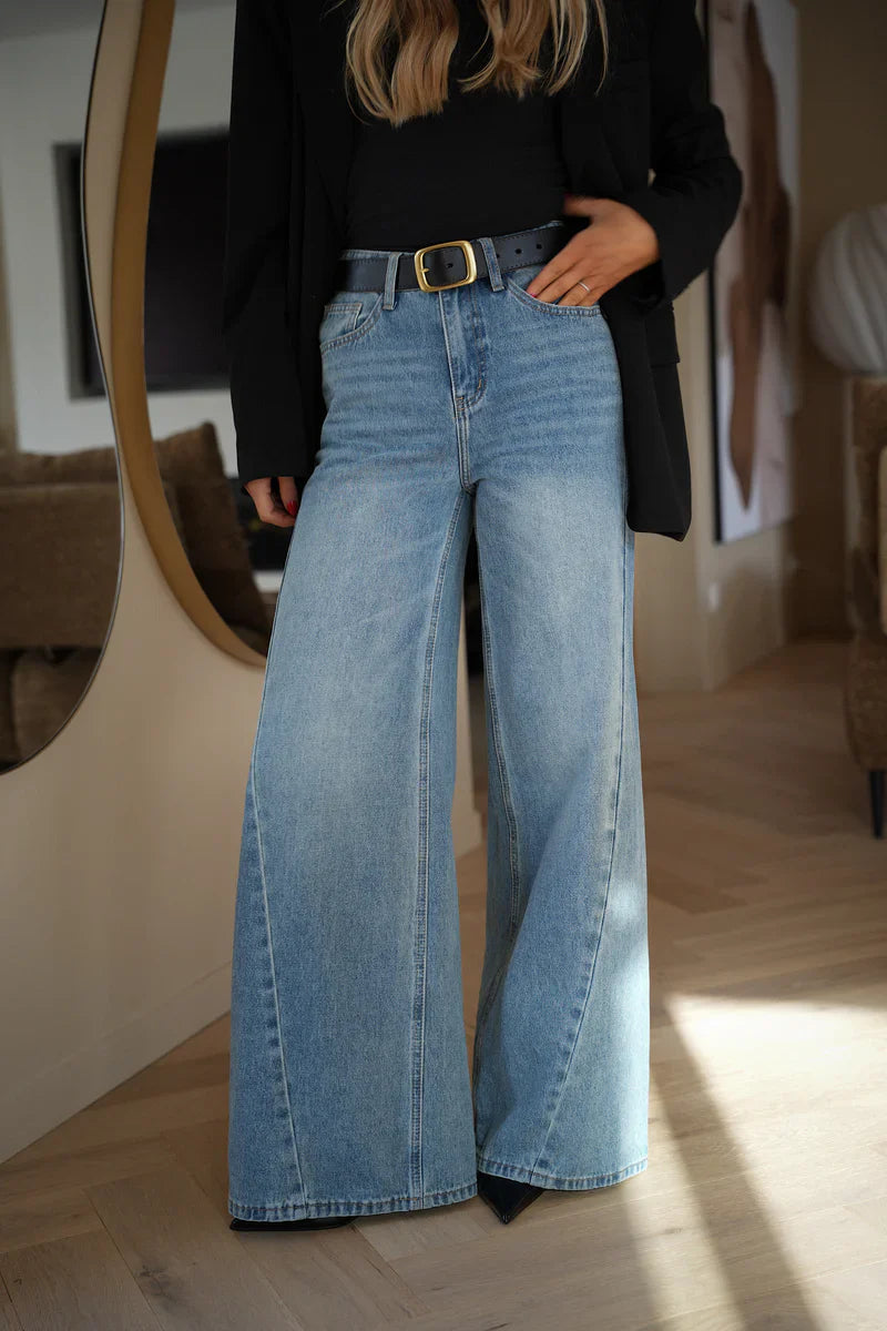 Light Blue Flared Jeans