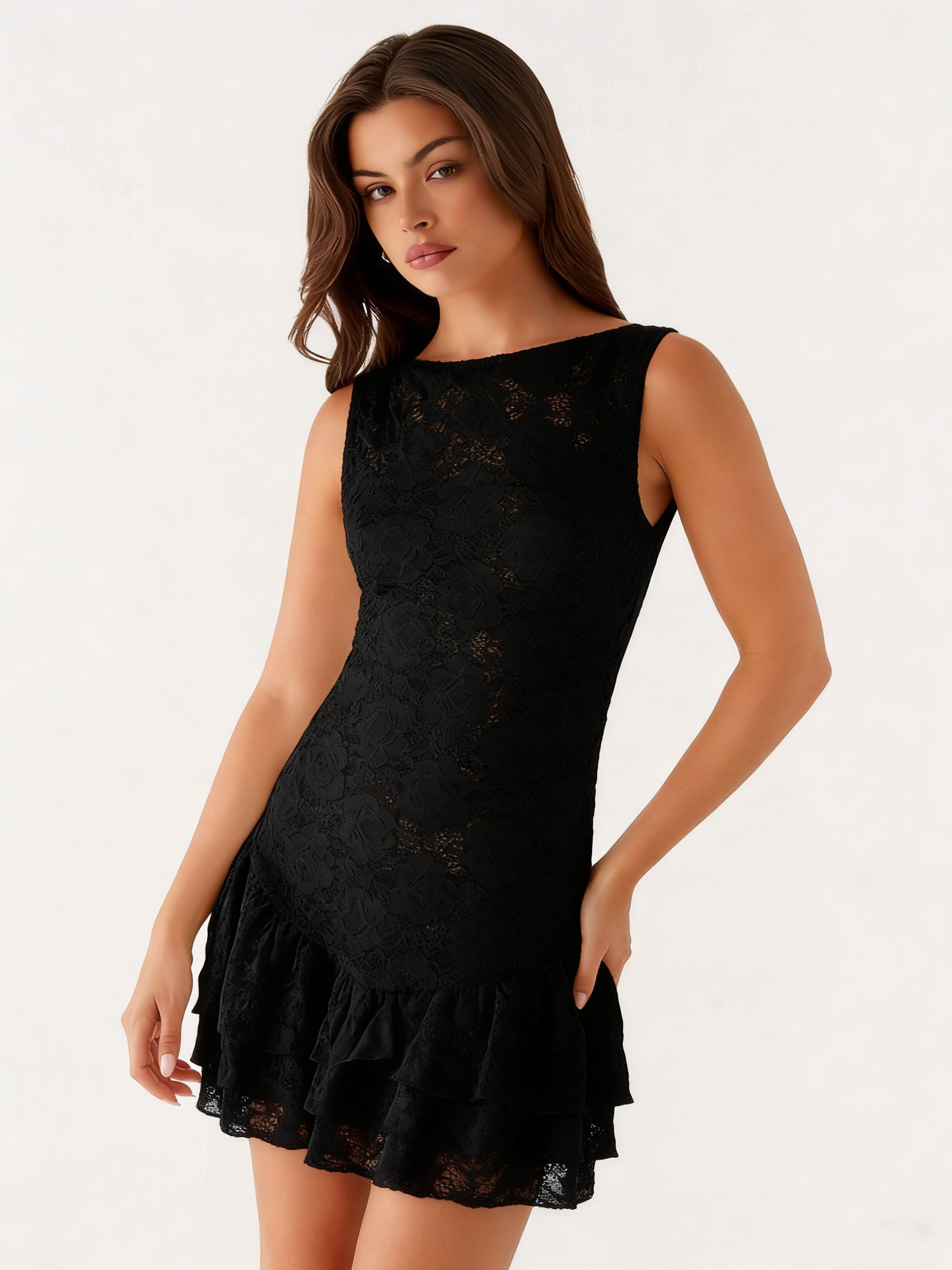 Manuka Ruffle Mini Dress