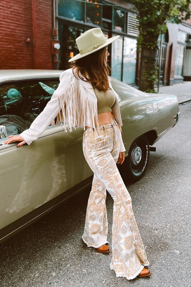 Paisley Bell Bottoms