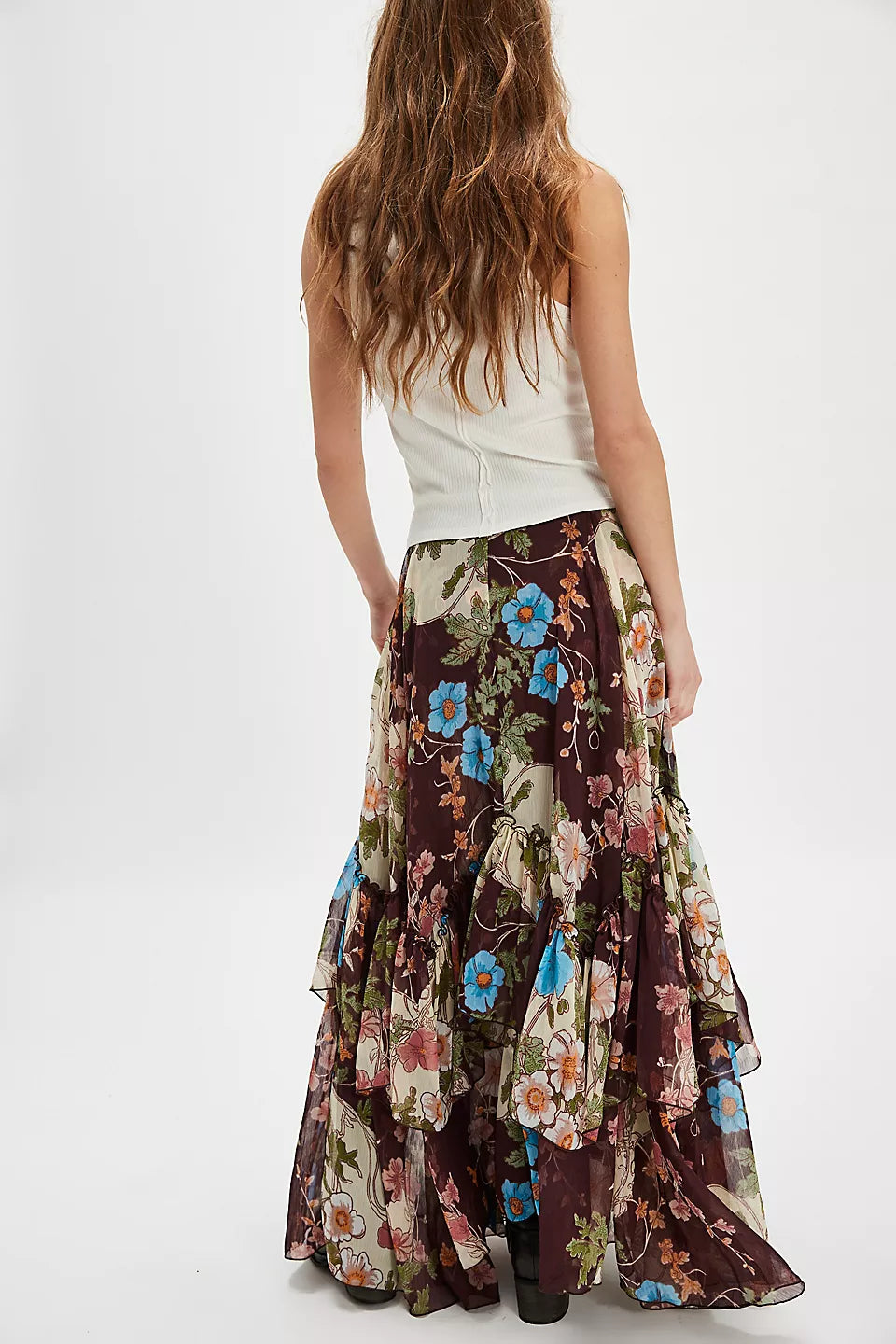 Palermo Villa Chiffon Maxi Skirt