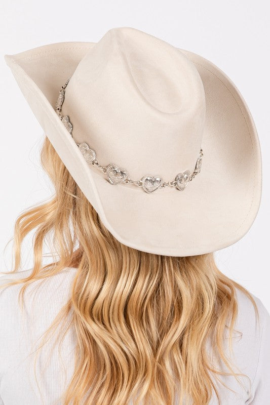 Stolen Hearts Cowboy Hat (Ivory)