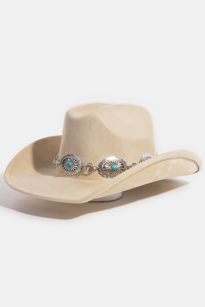 Concho Cowboy Hat (Khaki)