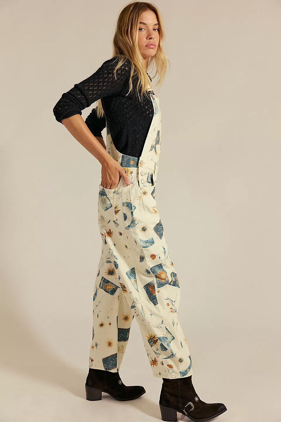 Good Luck Printed Overalls