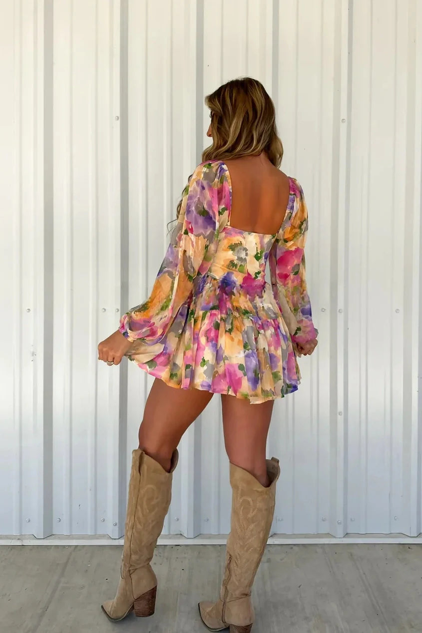 Boho Floral Romper