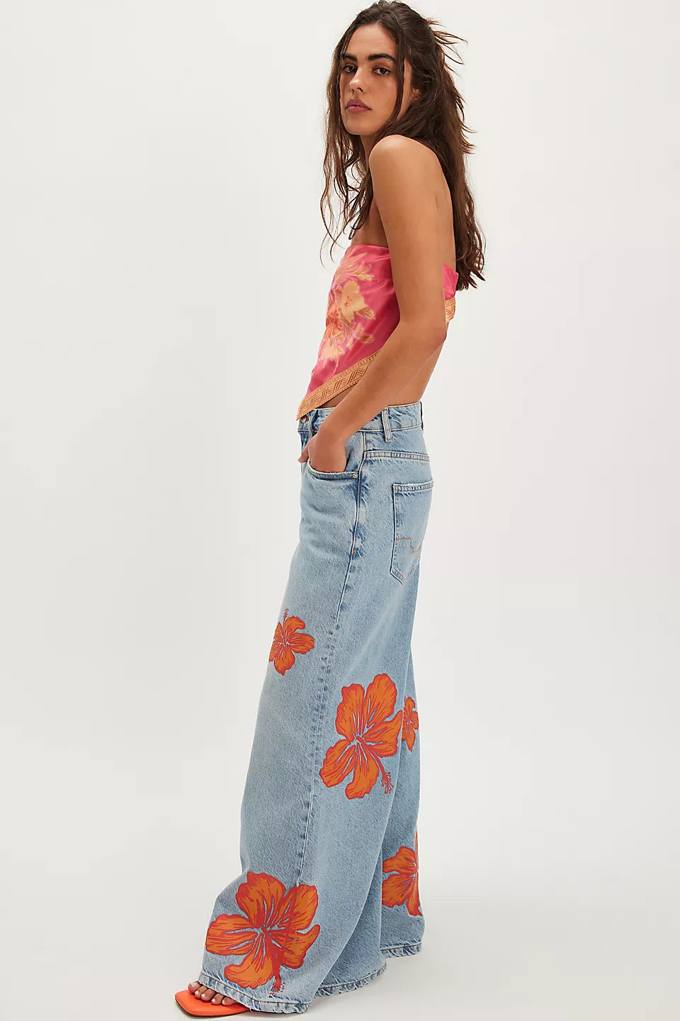 Palisades Wide-Leg Jeans
