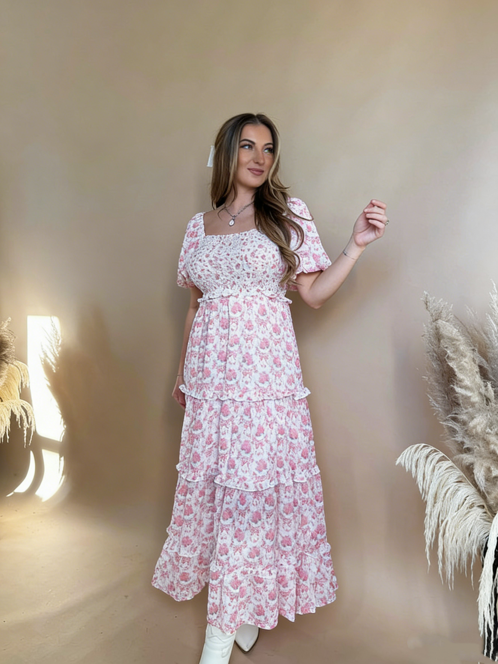 Coquette Cowgirl Pink Dress