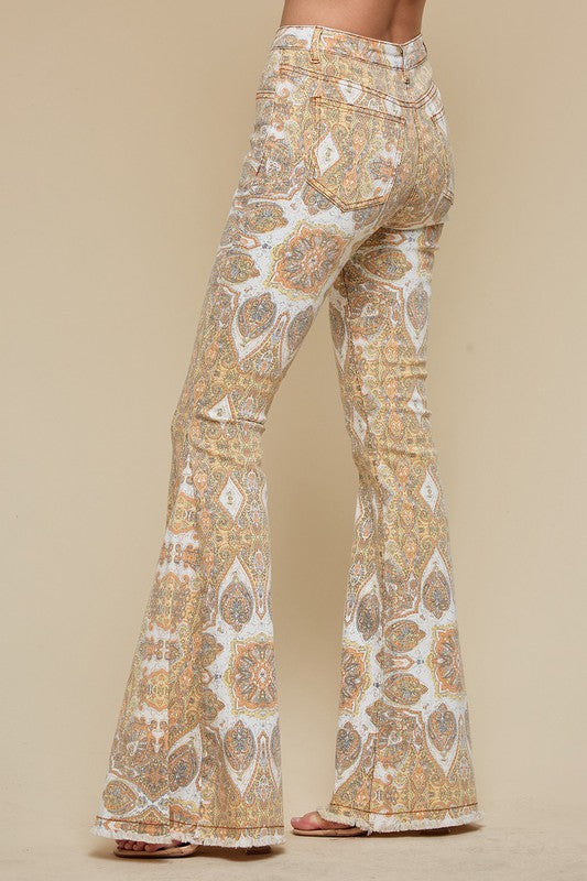 Paisley Bell Bottoms