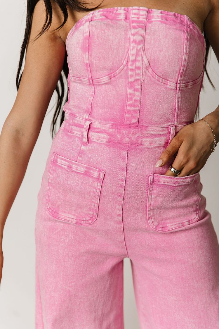 Stacie Jumpsuit - Pink