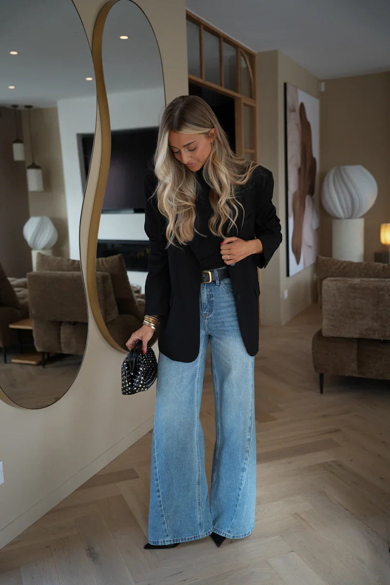 Light Blue Flared Jeans