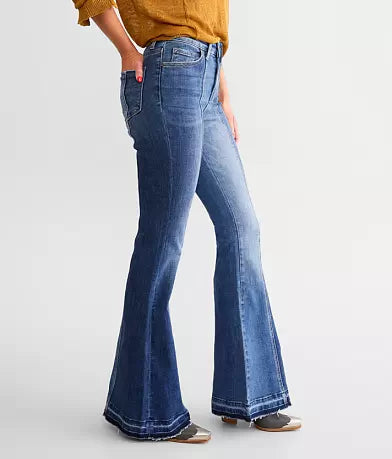 High Rise Super Flare Stretch Jean
