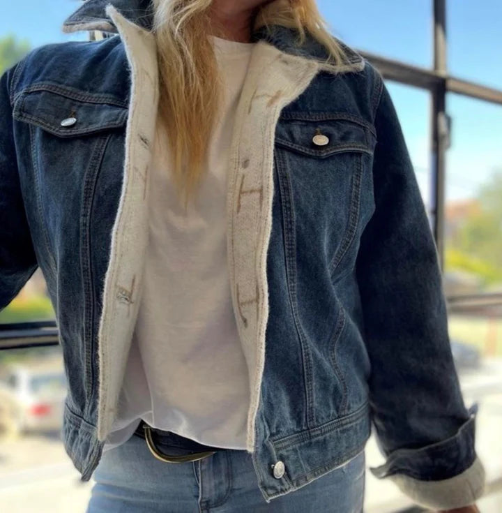 Vintage Denim & Sherpa Reversible Jacket