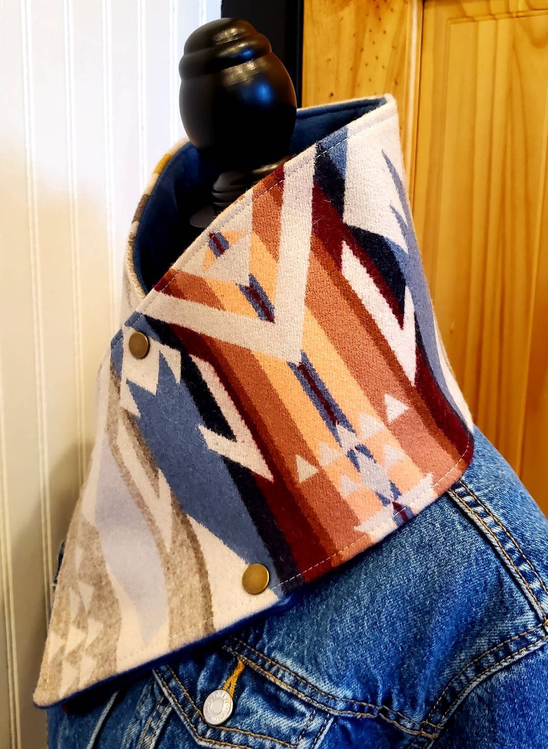 Wool Cowl Scarf - White Sands