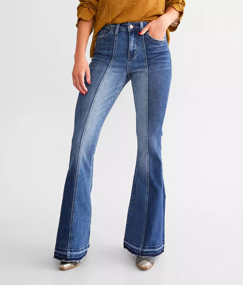 High Rise Super Flare Stretch Jean