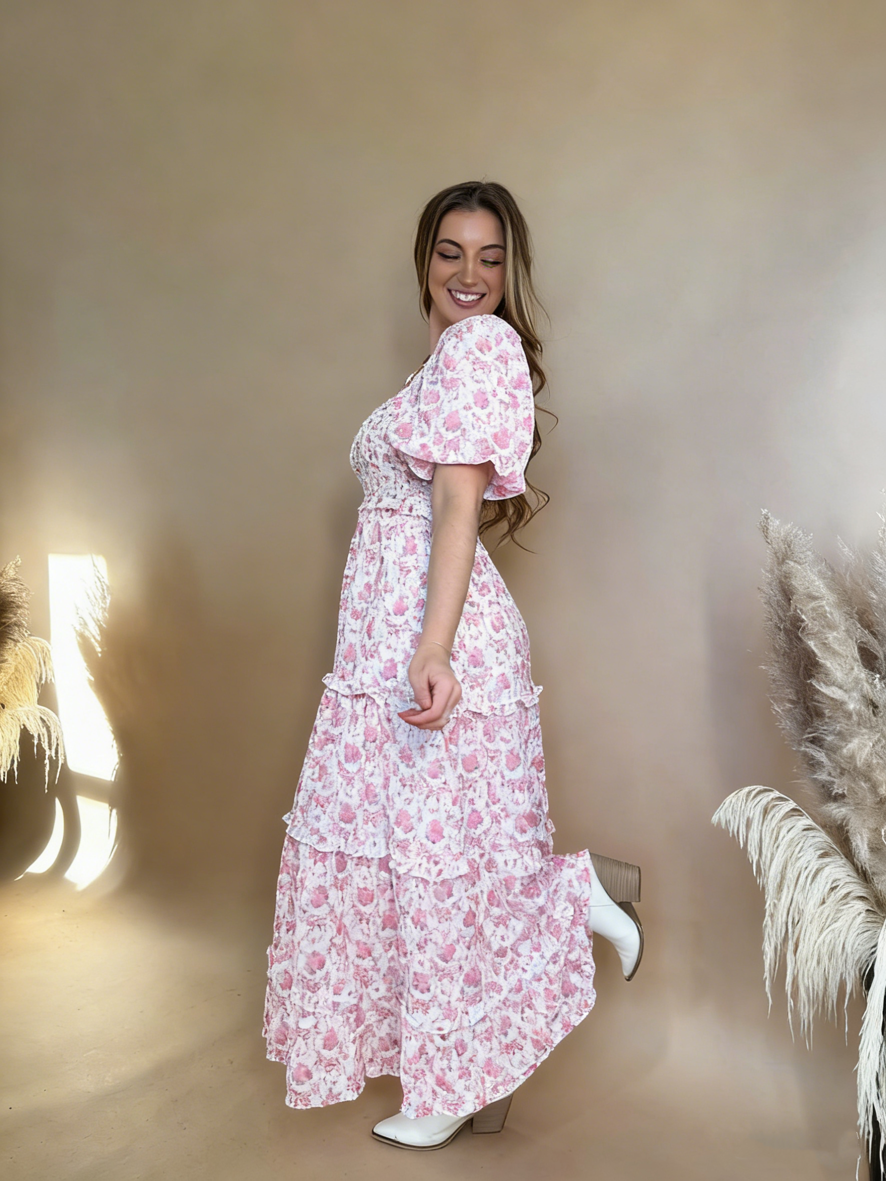 Coquette Cowgirl Pink Dress