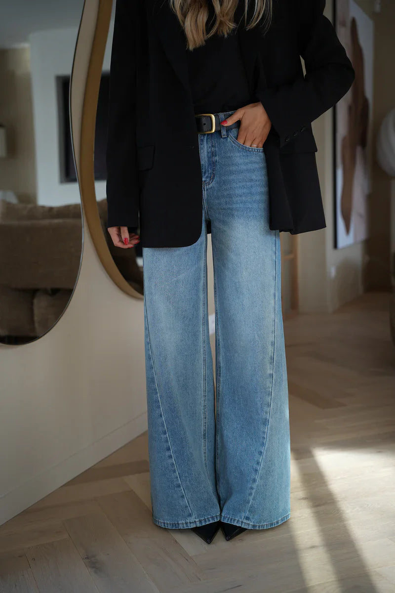 Light Blue Flared Jeans