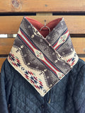 Western Cowboy Aztec Warm Neck Hood