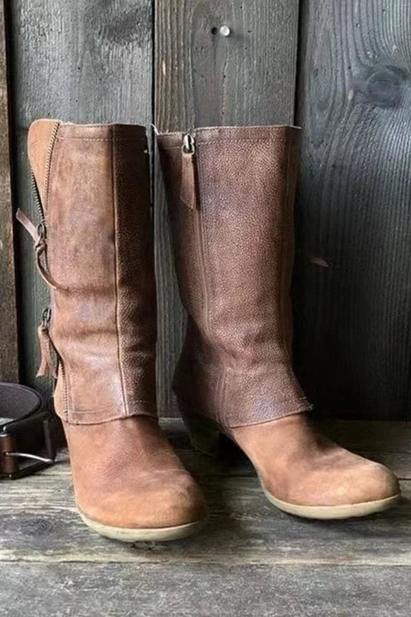 Vintage Zip Boots