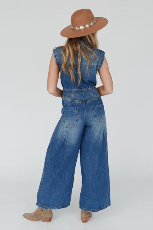All Star Denim Jumpsuit