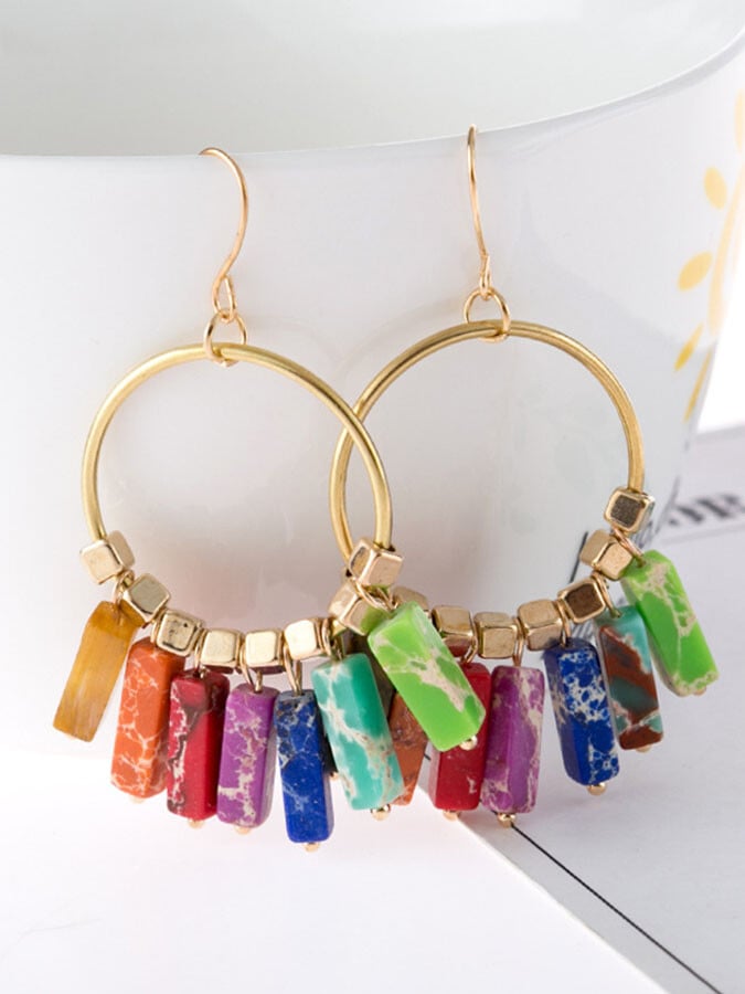 Rainbow Creative Earrings