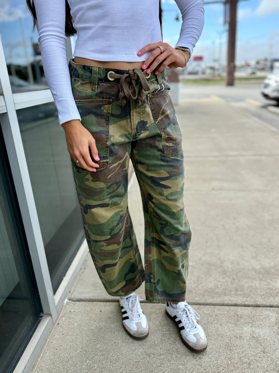 Canyon Camo Barrel Pants