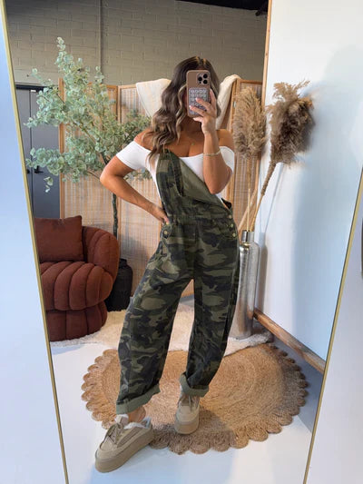 Gone Country Barrel Overalls Camo