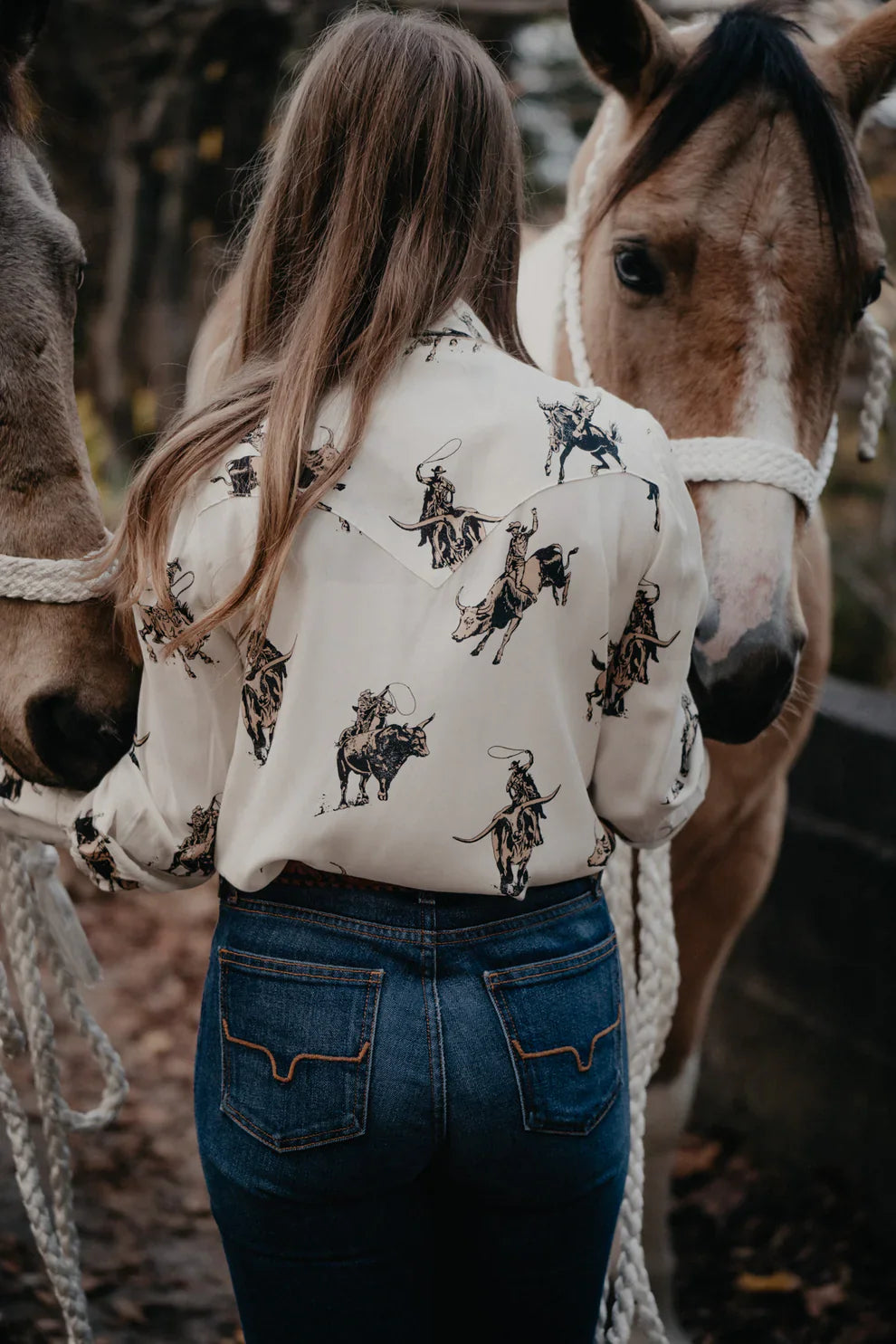 Women's Printed Long Sleeve Shirt