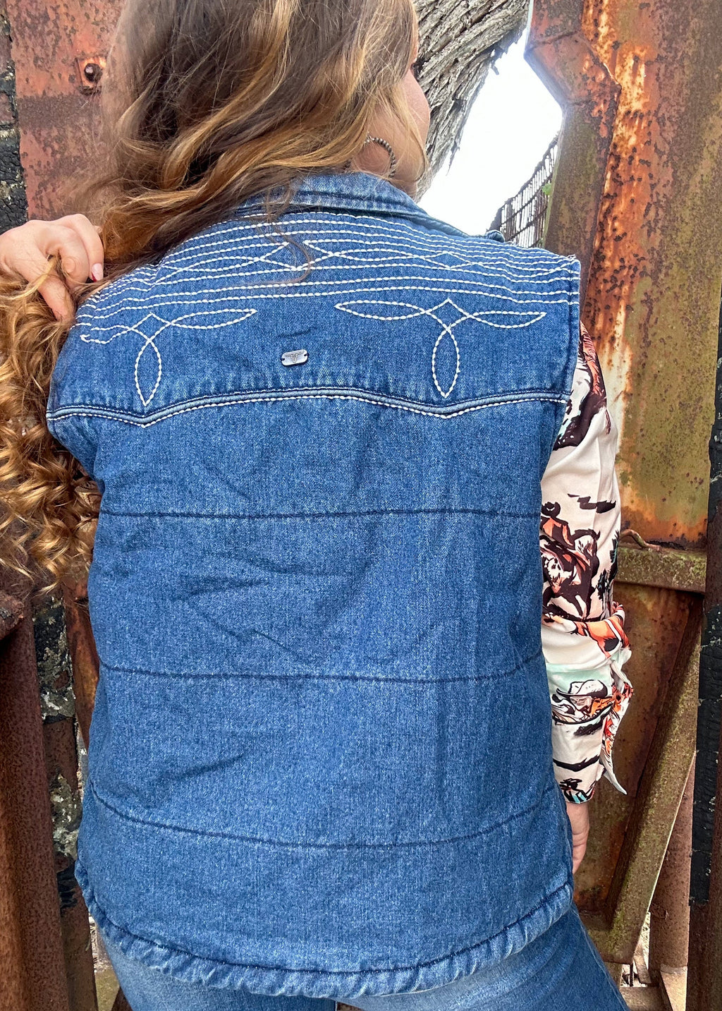 The Golden Trail Stitch Vest
