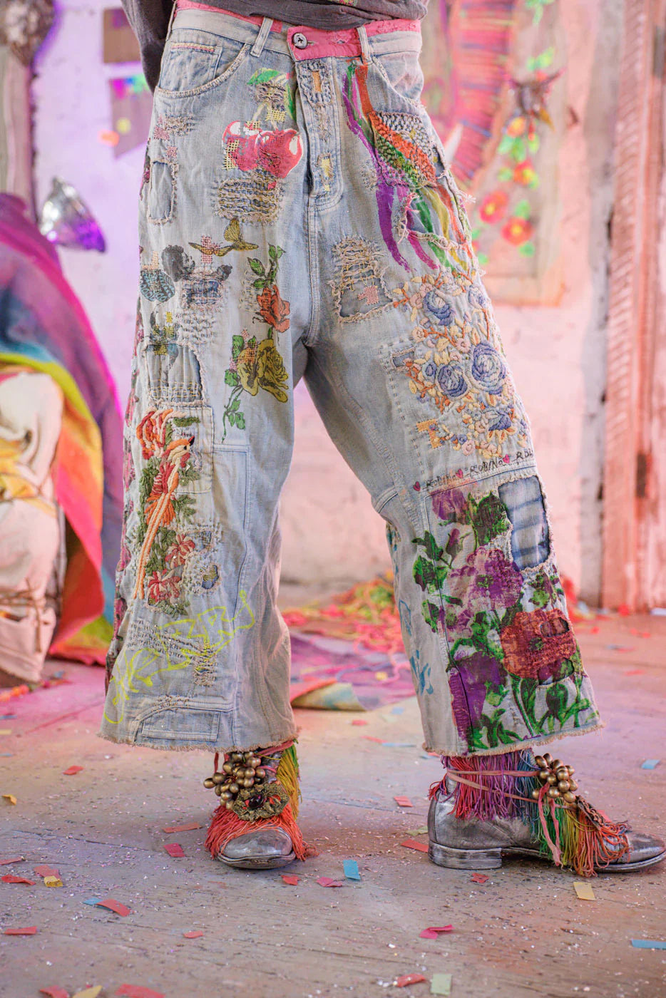 Peonies Dani Blues Denims