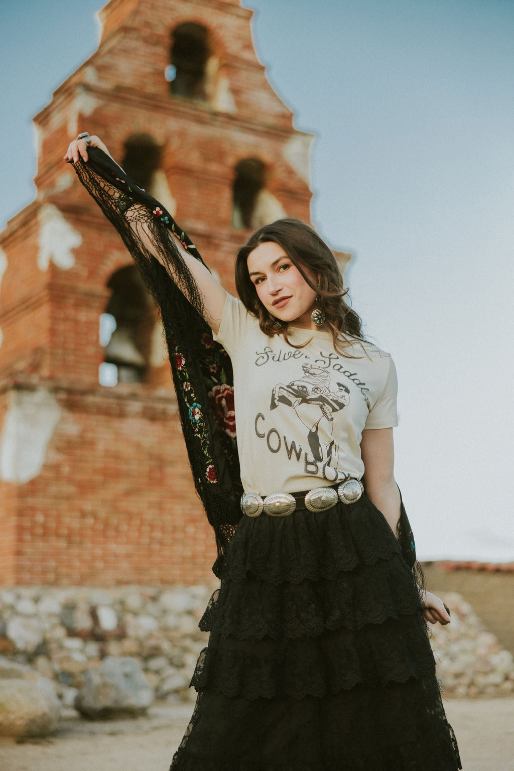 Silver Saddle Cowboy Tee