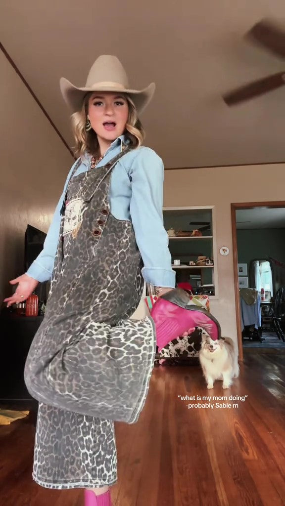 Leopard Patch Jumpsuit