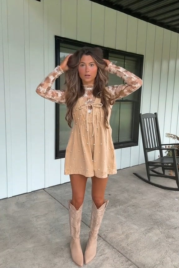 Western Pearl  Romper