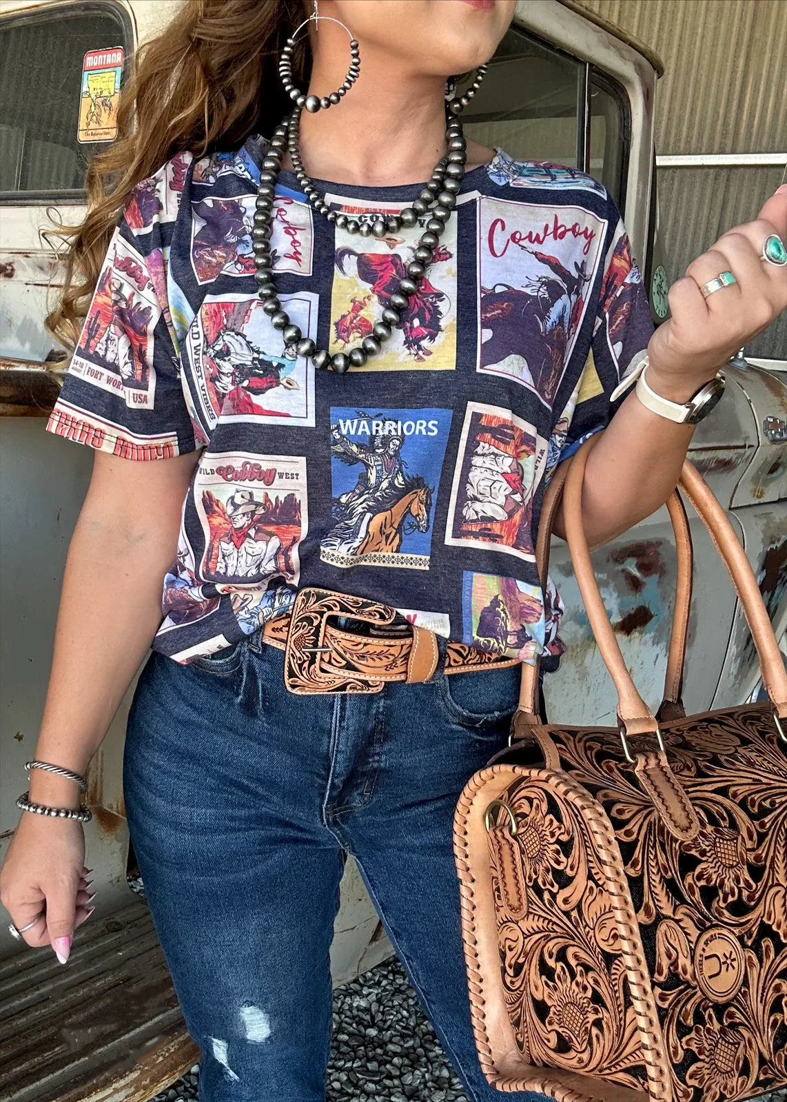 The Warriors Western Tee