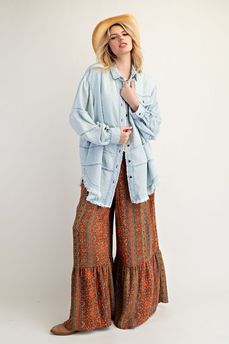 Chambray button down