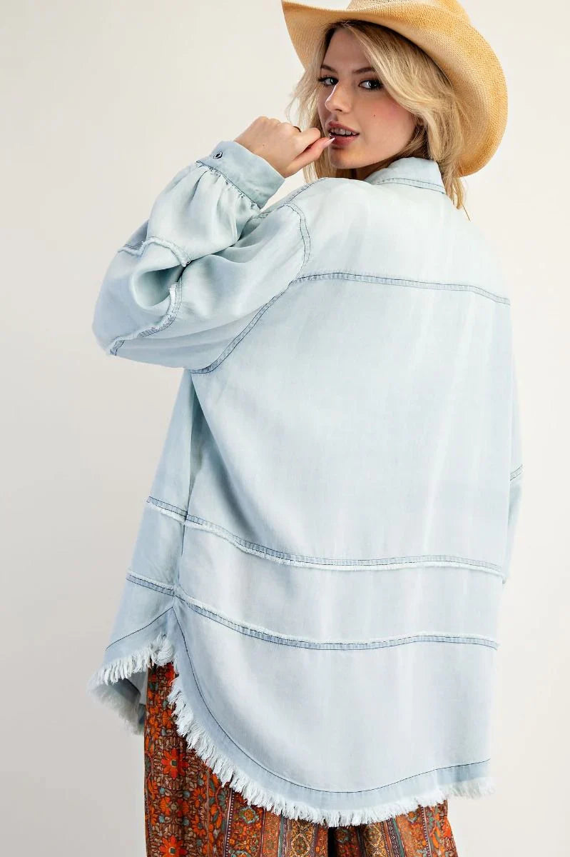 Chambray button down