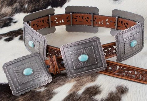 Ariat Rectangle Concho Ladies' Belt