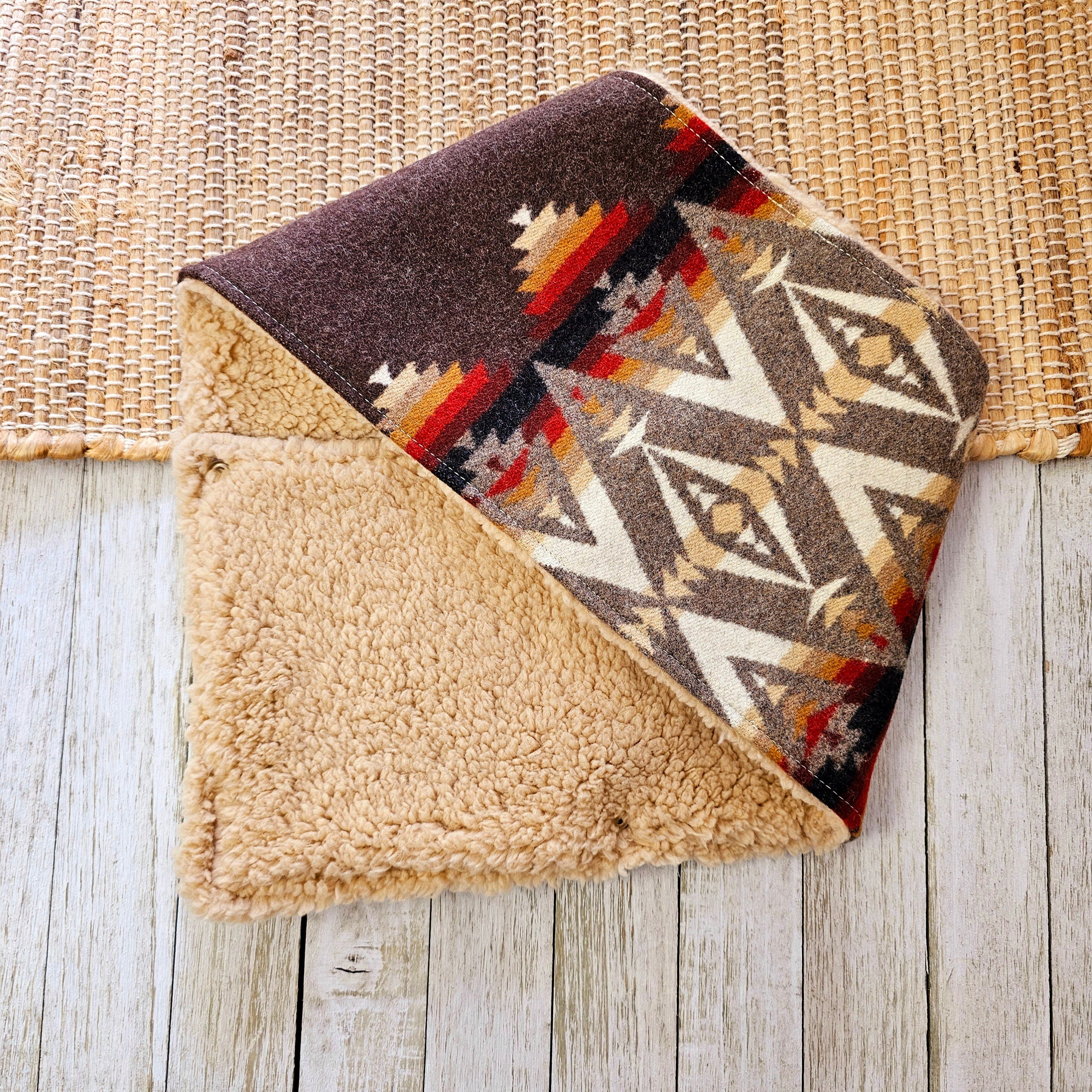 Wool/Sherpa Cowl Scarf - Pacific Crest