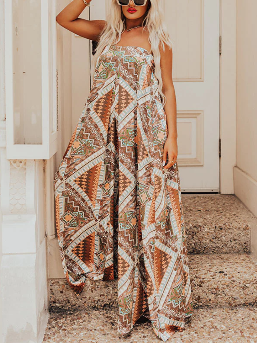 Overcome The Odds Paisley Jumpsuit