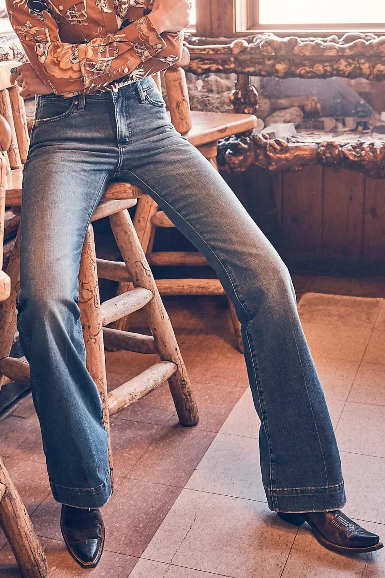 Retro Women's High Rise Trouser