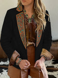 Women's Retro Western Style blazer