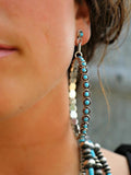 Turquoise Hoop Earrings