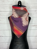 Sangria Western Aztec Warm Neck Hood