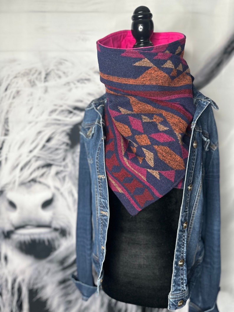 Royal Western Aztec Warm Neck Hood
