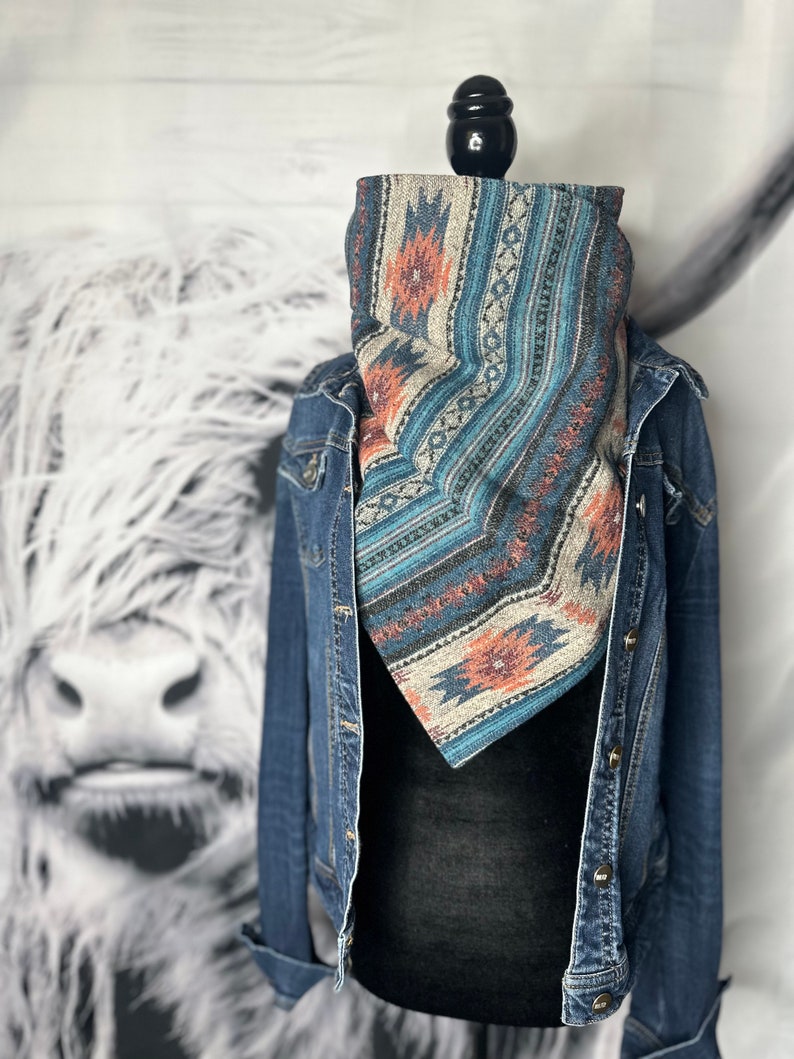 Daisy Mai Western Aztec Warm Neck Hood