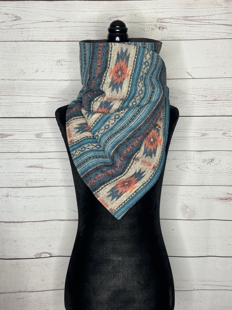 Daisy Mai Western Aztec Warm Neck Hood