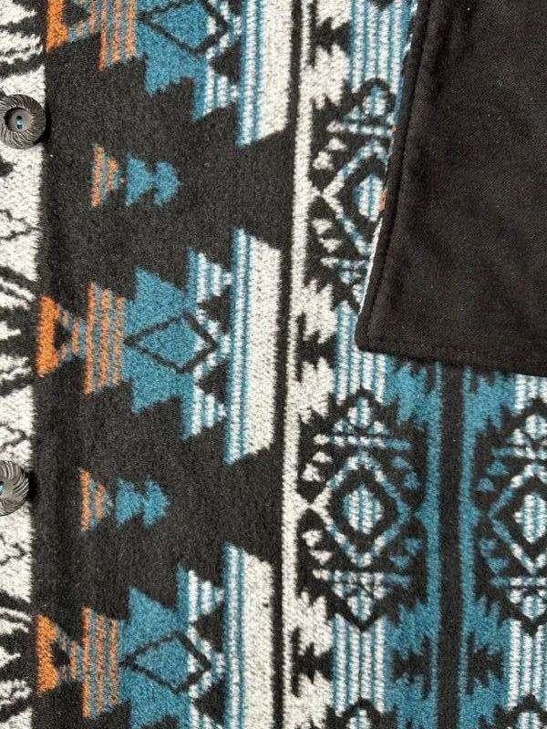 Regal Western Aztec Warm Neck Hood