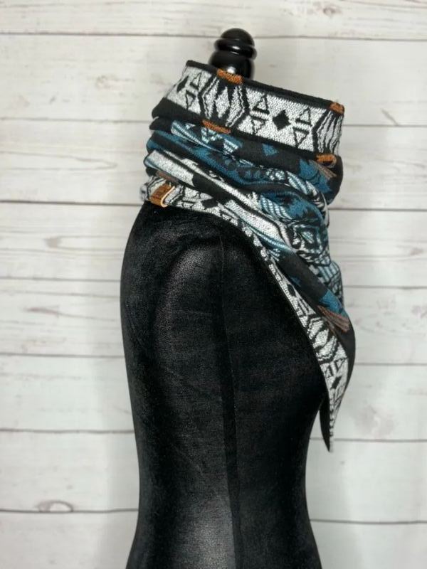 Regal Western Aztec Warm Neck Hood