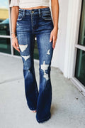 Flared Dark Wash Jeans