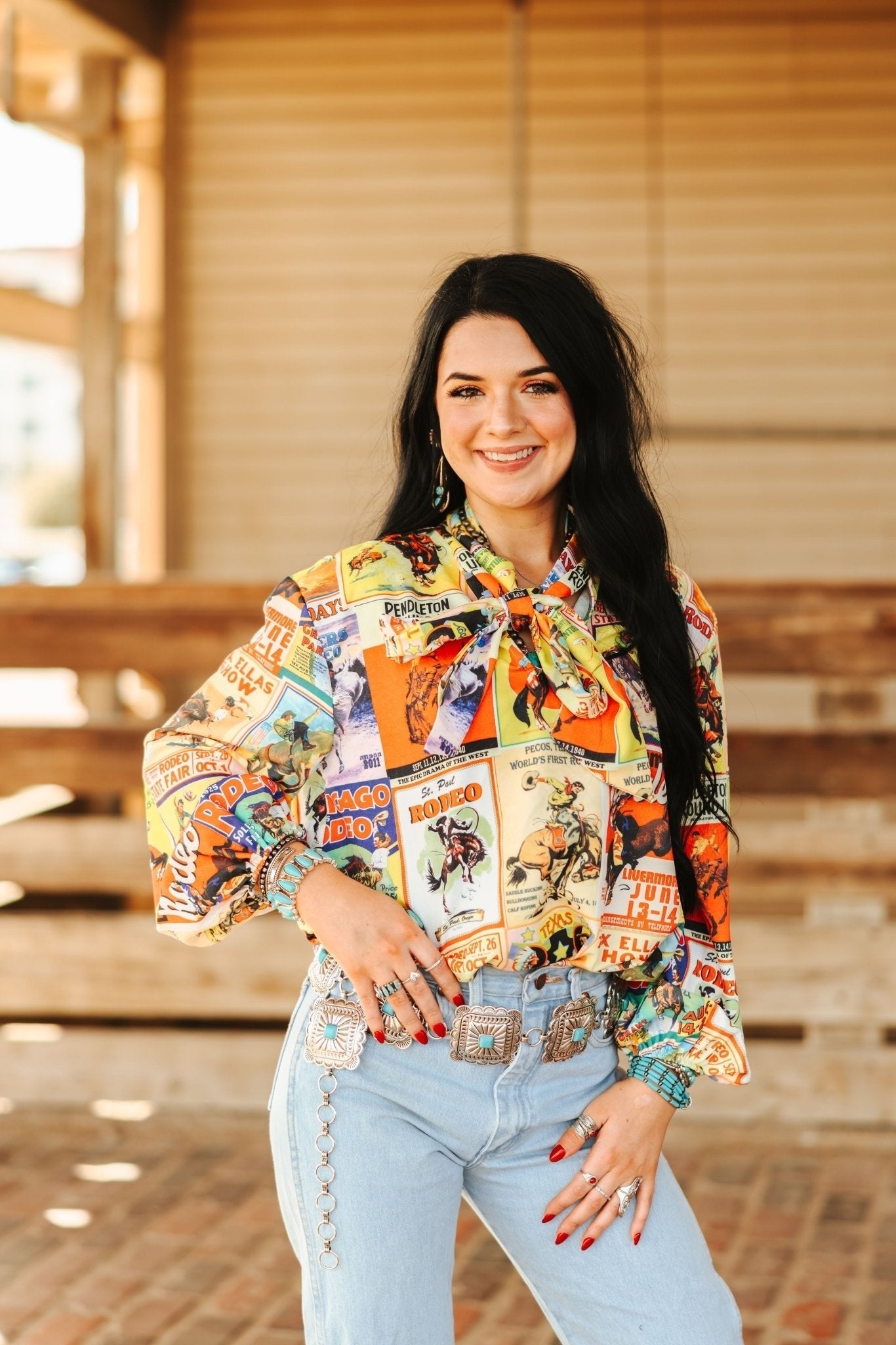 Rodeo Classics Poster Blouse