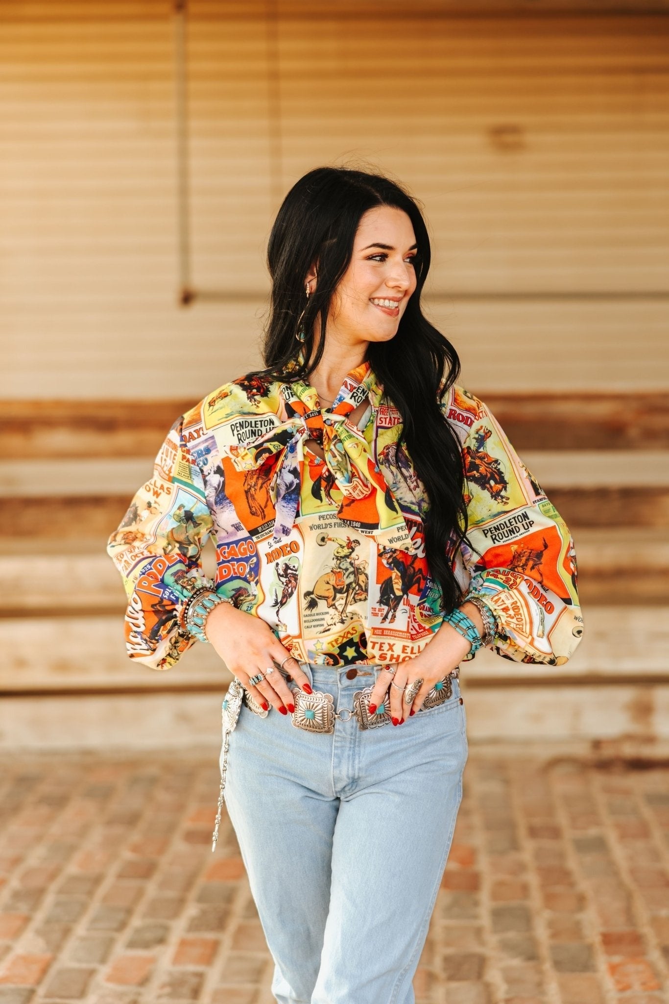 Rodeo Classics Poster Blouse