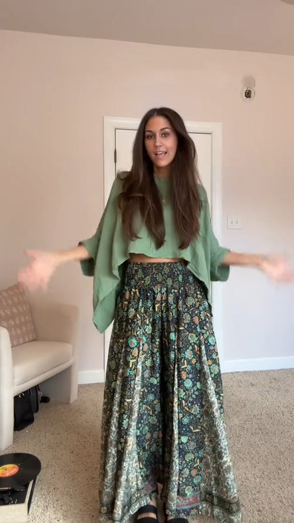 Bohemian Flared Pants Suit